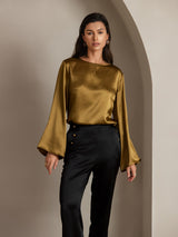 [Black] SilkSilky-AU Women's Pants 009