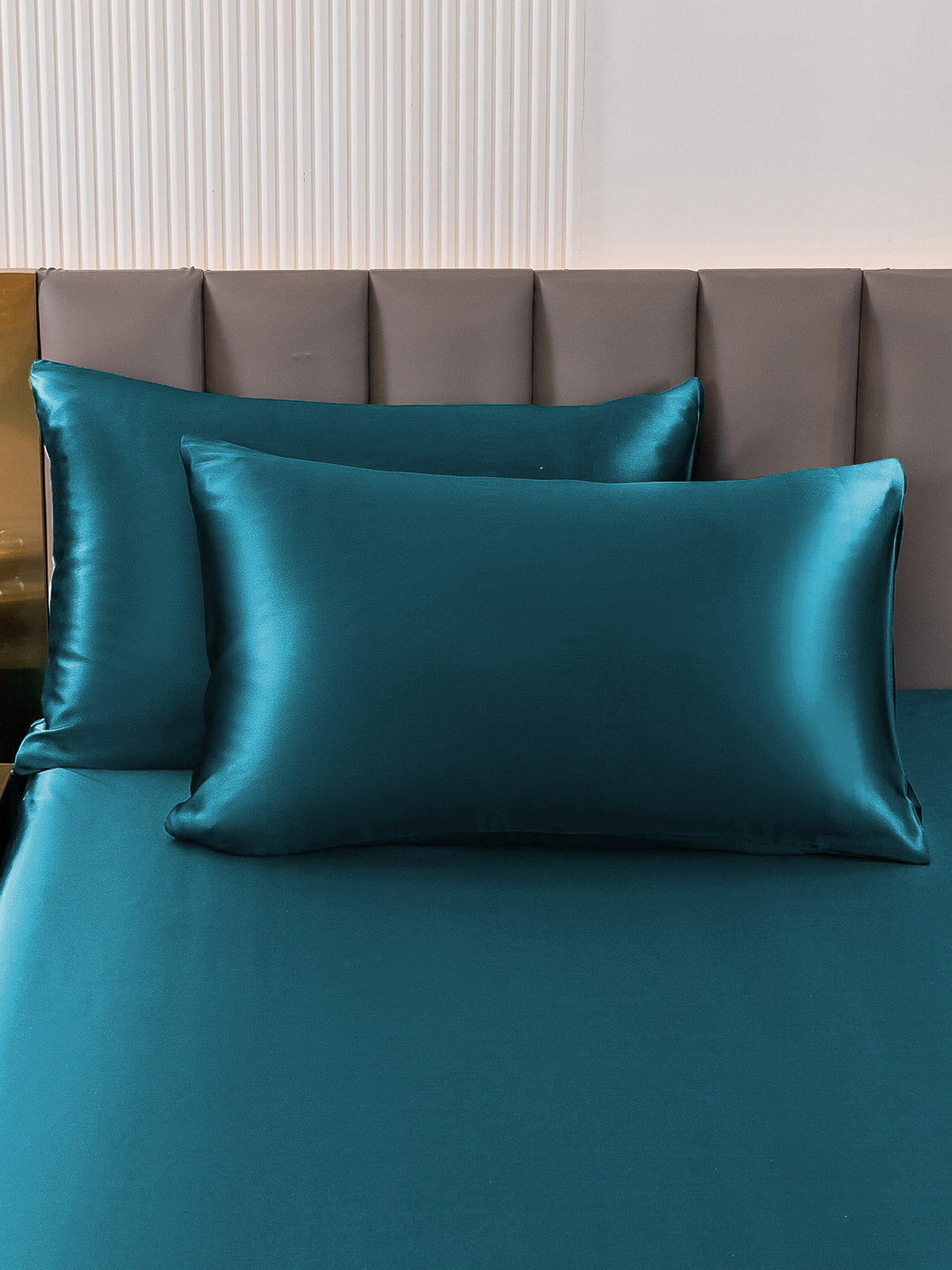 SilkSilky AU 22Momme Pure Silk Pillowcase Teal 001