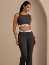 [Gray] SilkSilky-AU Sleeveless Crew Neck Women's Outfit Sets 003