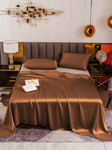 [Coffee] SilkSilky-AU 19Momme Bedding Set 002