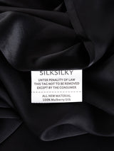 [Black] SilkSilky-AU 22Momme Pure Silk Bedding Set 008,