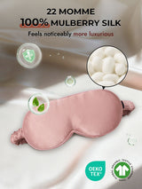 [Pale Mauve] SilkSilky-AU 22Momme Sleep Mask 006