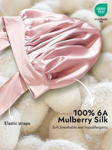 [Light Pink] SilkSilky-AU Sleep Cap 002