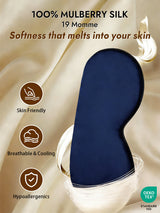 [Dark Blue] SilkSilky-AU Sleep Mask 003