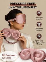 [Pale Mauve] SilkSilky-AU 22Momme Sleep Mask 003