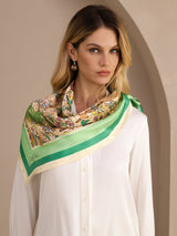 [Sand Crocodile] SilkSilky-AU Scarf 004