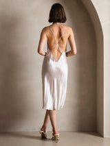 [Beige] SilkSilky-AU Sleeveless Dress 002
