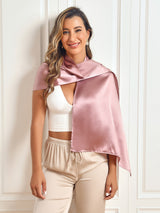 [Pale Mauve] SilkSilky-AU Scarf 004