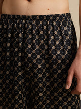 [Black Chain] SilkSilky-AU Men's Sleep Shorts 004
