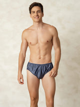 [GrayishBlue] SilkSilky-AU Pure Silk Mens Underwear 004