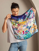 [P093] SilkSilky-AU Pure Silk Scarf 004