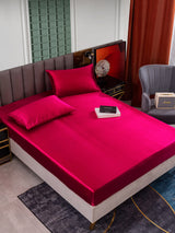 [Wine] SilkSilky-AU 25Momme Bedding Set 001