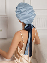 [Dark Blue] SilkSilky-AU Sleep Cap 006