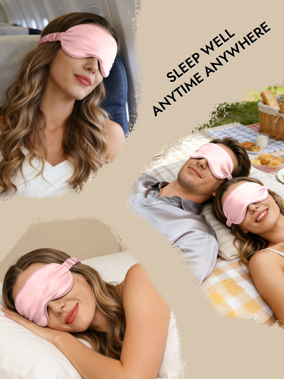 [Pink] SilkSilky-AU 19Momme Pure Silk Eye Mask 007