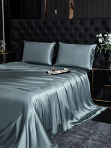 [Grayish Blue] SilkSilky-AU 22Momme Bedding Set 003