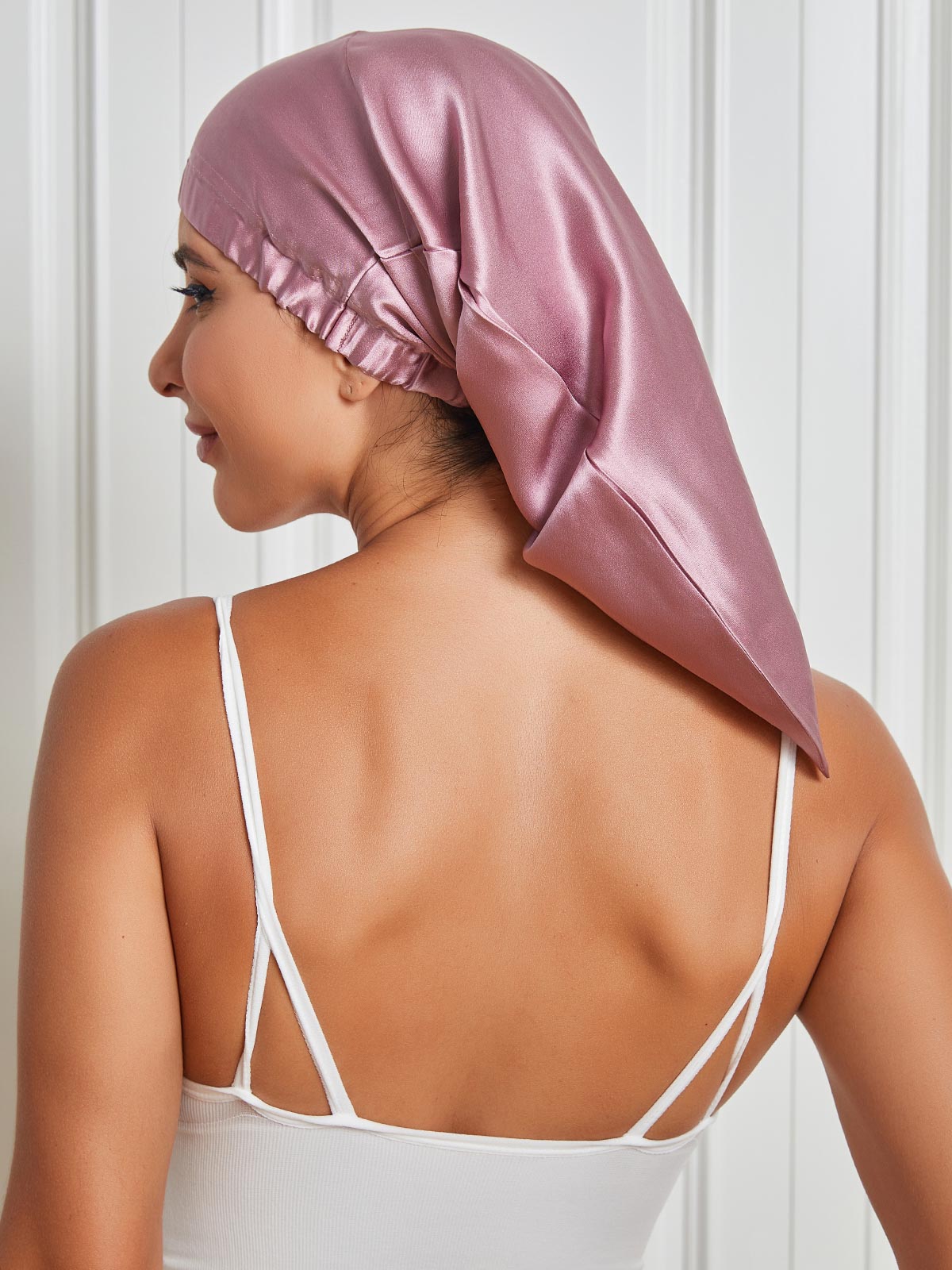 SilkSilky-AU-Pure-Silk-Sleep-Cap-Pale-Mauve-001