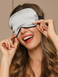 SilkSilky AU 19Momme Pure Silk Eye Mask Gray 002