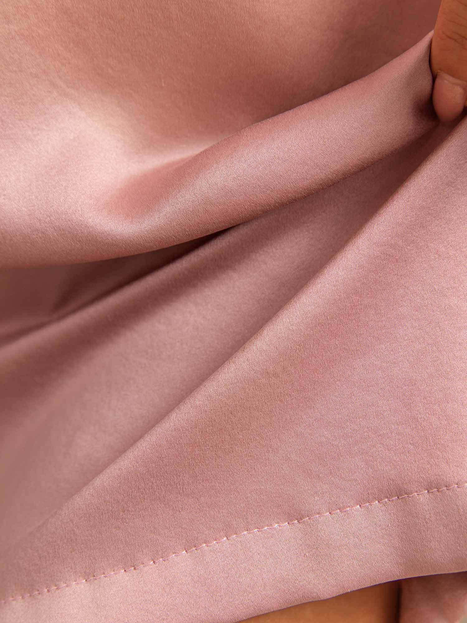 [PeachSkin] SilkSilky-AU 19Momme Silk Round Neck Nightgown 005