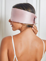 [Light Pink] SilkSilky-AU Sleep Mask 004