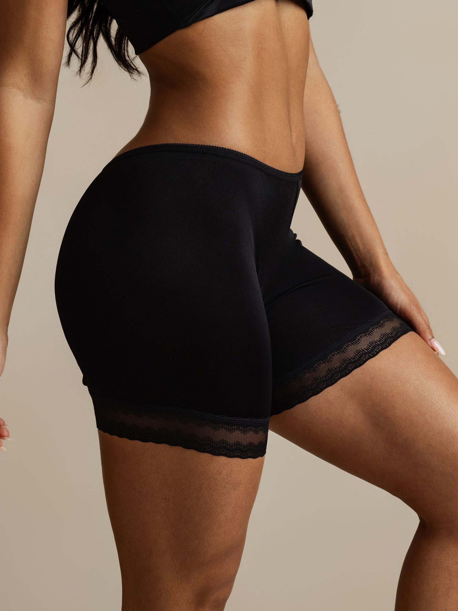 [Black] SilkSilky-AU Pure Silk Panty 001,
