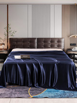 [Dark Blue] SilkSilky-AU 22Momme Sheet 001