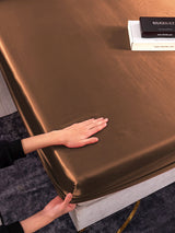 [Coffee] SilkSilky-AU 19Momme Bedding Set 003