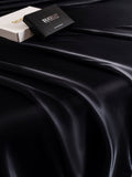 SilkSilky AU 22Momme Pure Silk Sheet Black 005