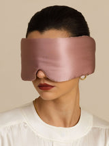 [PaleMauve+LightPink] SilkSilky-AU Sleep Mask 002