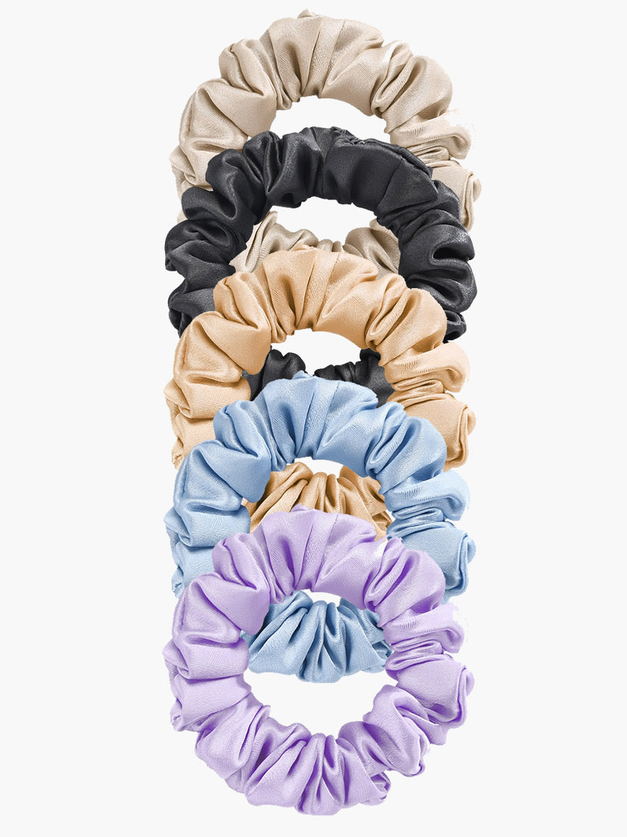 SilkSilky-AU 19Momme Pure Silk Scrunchie Group 005