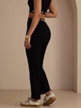 [Black] SilkSilky-AU Womens Pants 003