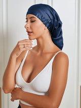 [Dark Blue] SilkSilky-AU Sleep Cap 002