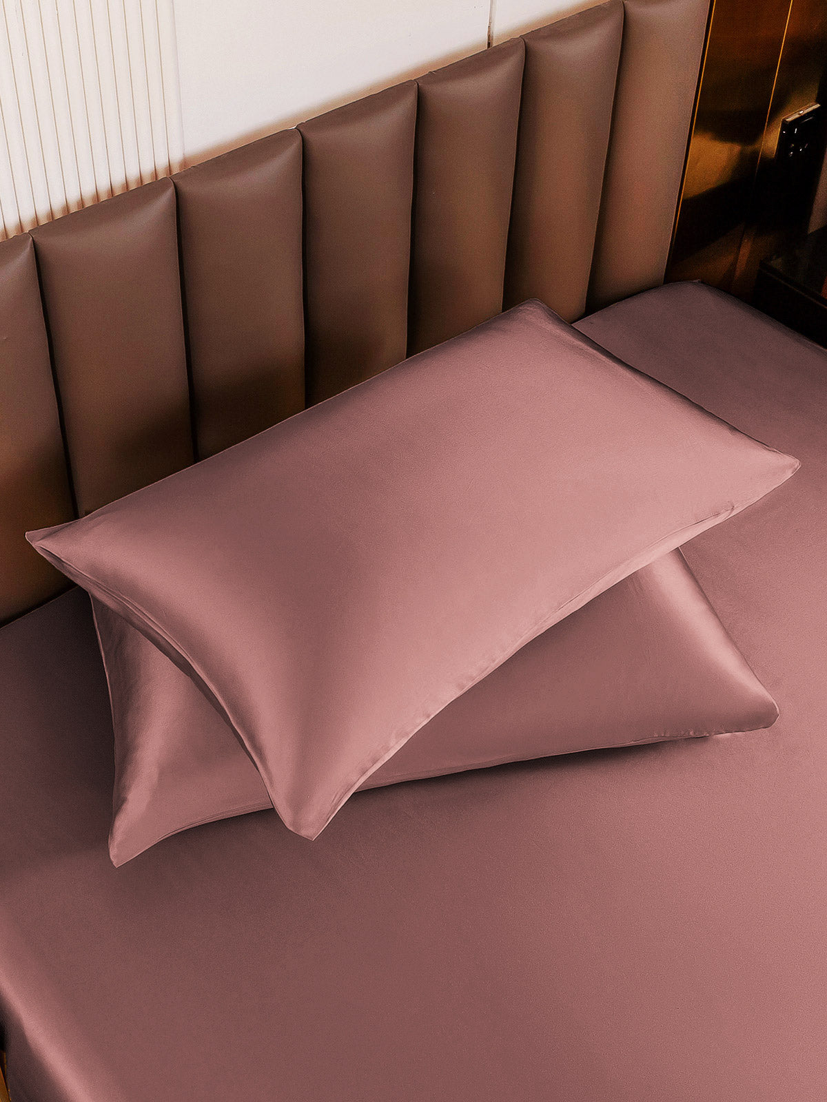 SilkSilky AU 22Momme Pure Silk Pillowcase PaleMauve 004