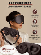 [Dark Gray] SilkSilky-AU 22Momme Sleep Mask 003
