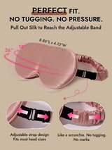[Pale Mauve] SilkSilky-AU 22Momme Sleep Mask 004
