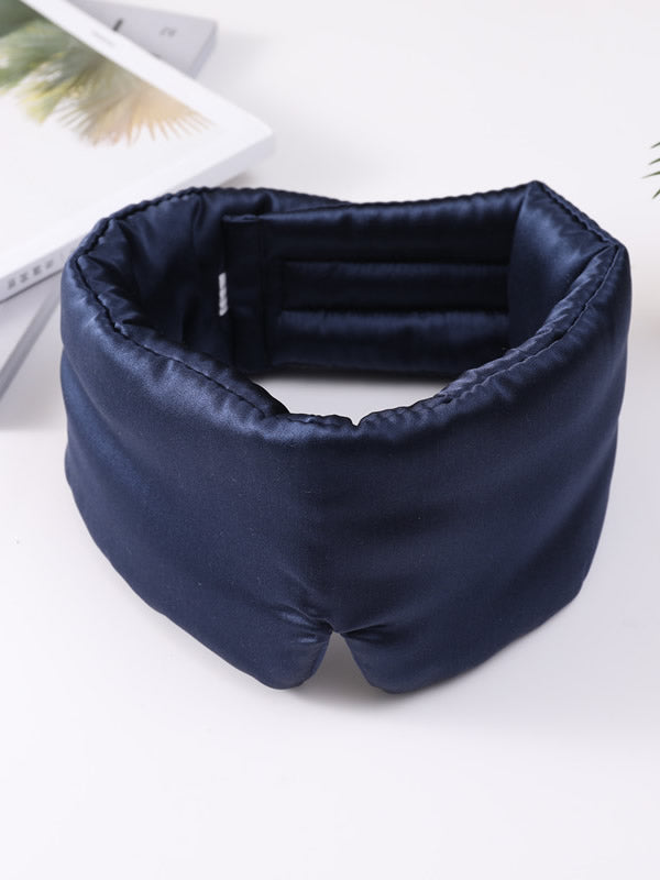 [Dark Blue] SilkSilky-AU 19Momme Pure Silk Eye Mask 004