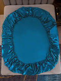 SilkSilky AU 22Momme Pure Silk Sheet Teal 005