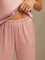 [Peach Skin] SilkSilky-AU 19Momme Machine-Washable Silk Sleeveless Scoop Neck Women's Pyjamas 005