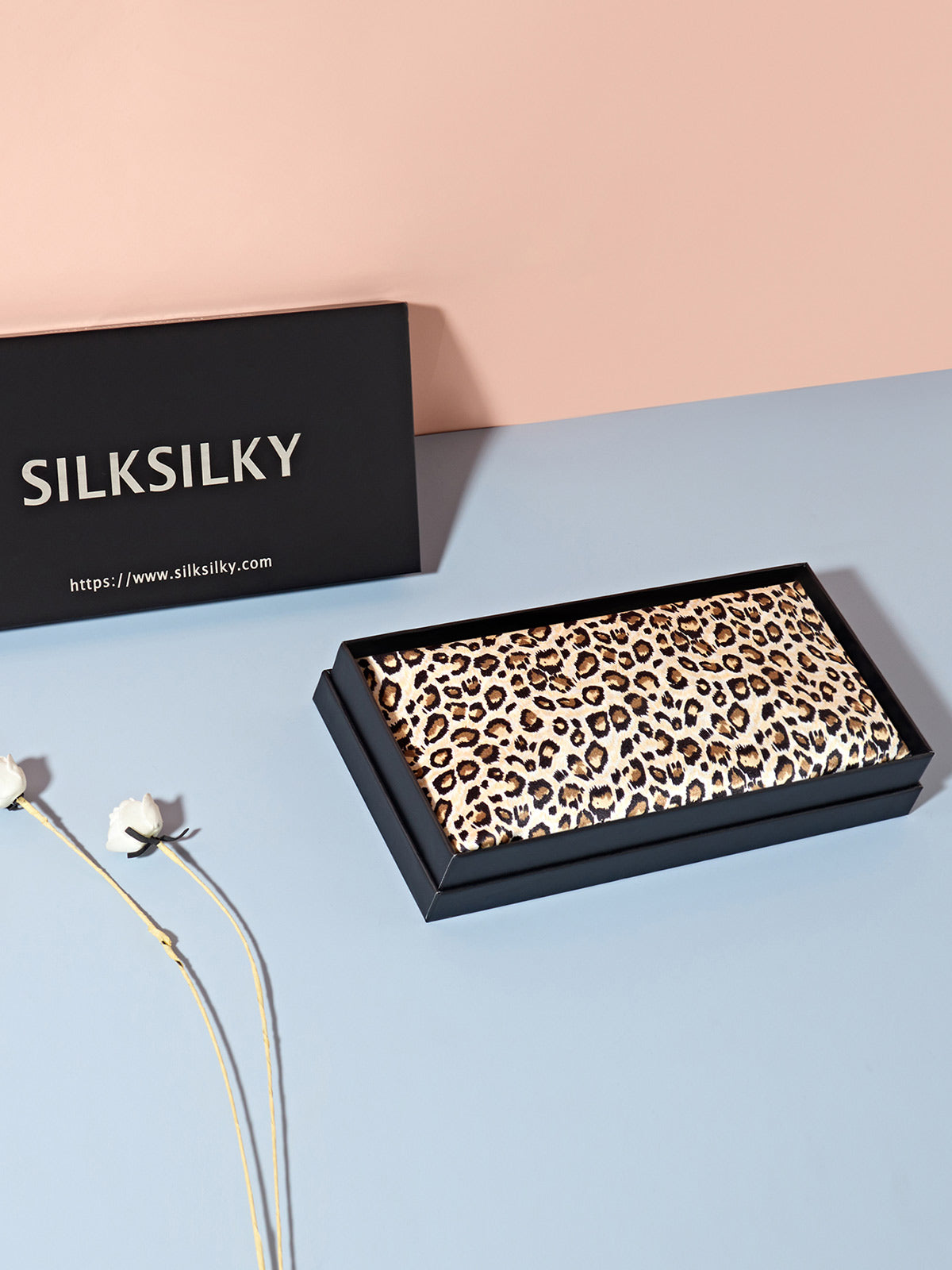 [Leopard] SilkSilky-AU 19Momme Pure Silk Pillowcase 003