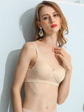 SilkSilky AU Silk Knitted Bra Tan 001