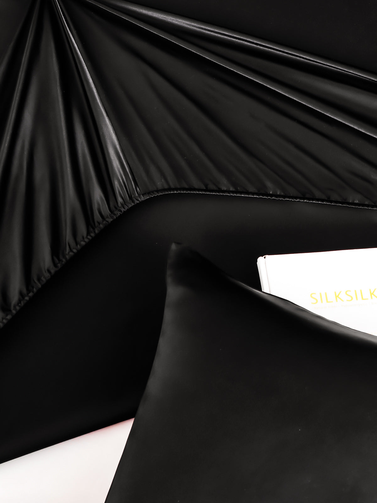 [Black] SilkSilky-AU 25Momme Pure Silk Bedding Set 003