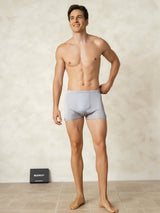 [Gray] SilkSilky-AU Silk Knitted Mens Underwear 004