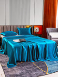 SilkSilky AU 22Momme Pure Silk Bedding Set Teal 003