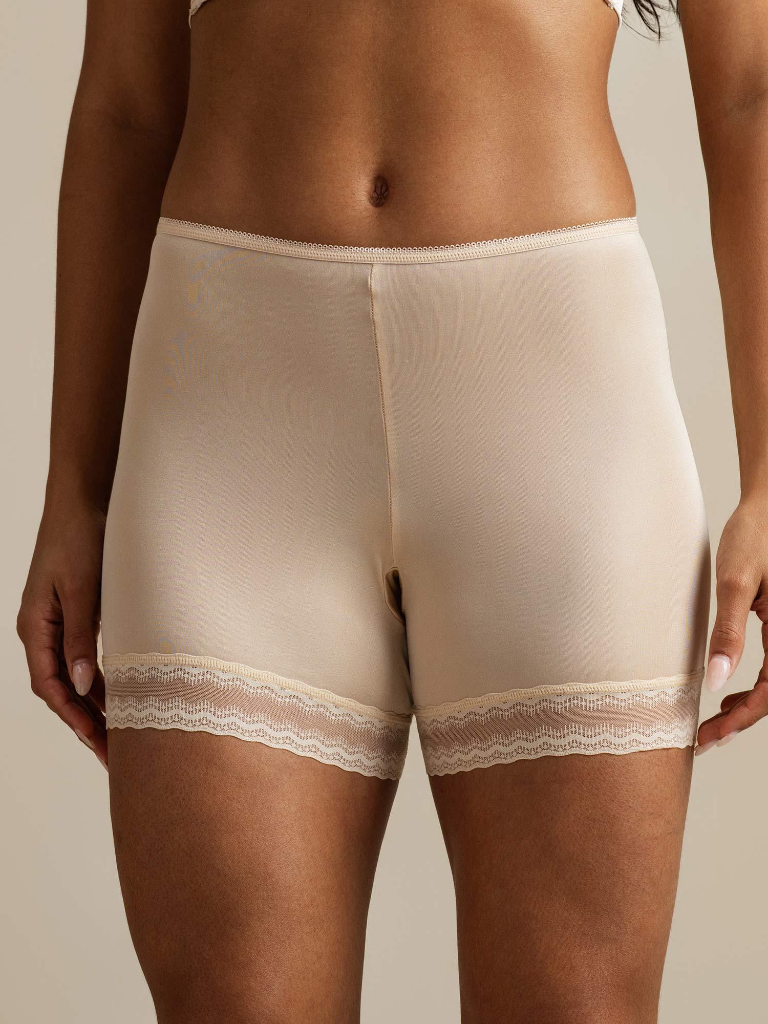 [Beige] SilkSilky-AU Pure Silk Panty 003,