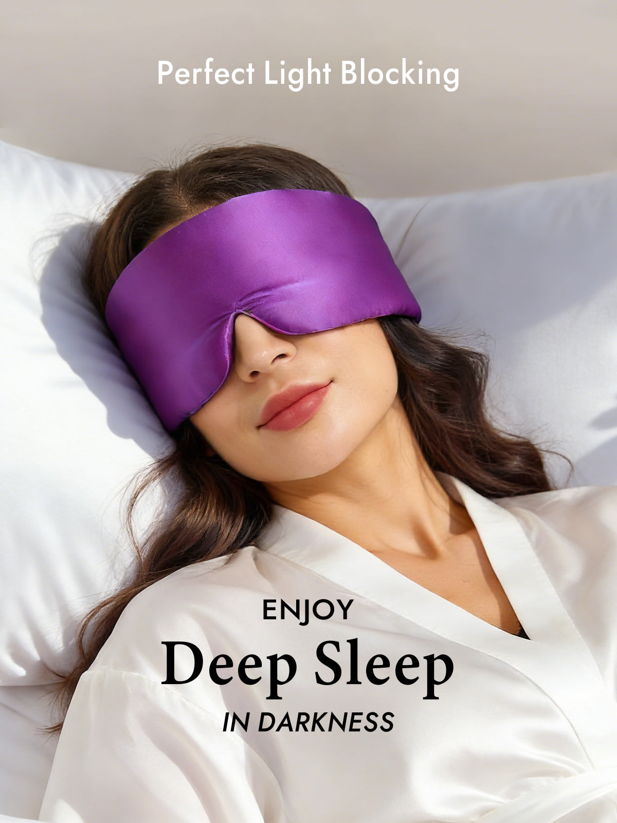 [Purple] SilkSilky-AU 19Momme Pure Silk Eye Mask 003