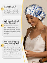 [Blue and White Porcelain] SilkSilky-AU Sleep Cap 005