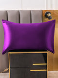 SilkSilky-AU 19Momme Pure Silk Pillowcase Purple 001