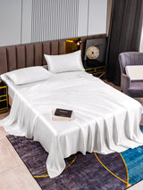 [White] SilkSilky-AU 22Momme Pure Silk Bedding Set 002,