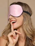 SilkSilky AU 19Momme Pure Silk Eye Mask Pink 002