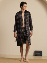 [Black Chain] SilkSilky-AU Long Sleeve Men's Pyjamas 006