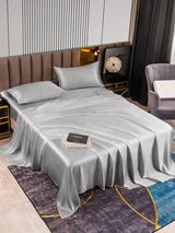 [Silver] SilkSilky-AU 22Momme Pure Silk Bedding Set 002,